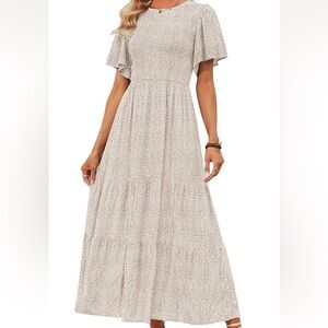 Elegant Leopard Print Dress